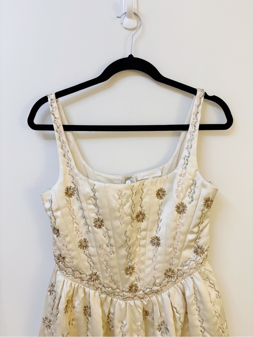 LoveShackFancy Brookhaven Bodice Bubble Luxe Dress - Picture 9 of 12